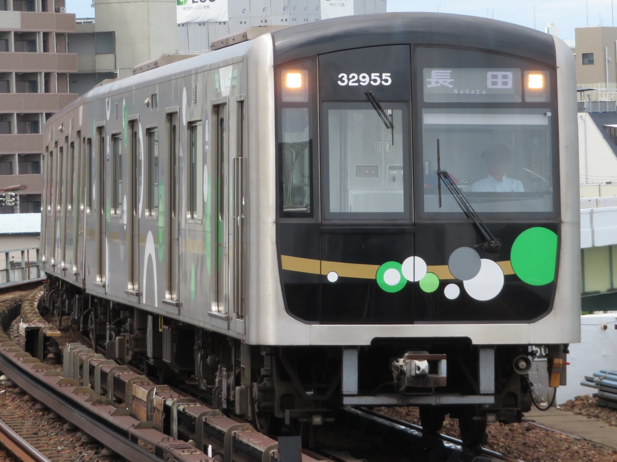 大阪市高速電気軌道 森之宮検車場 30000A系 32655F