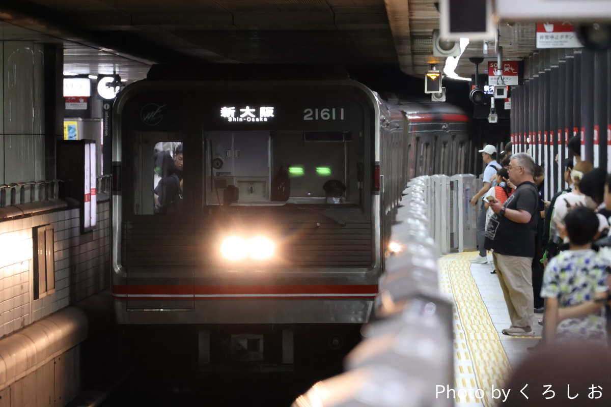 大阪市高速電気軌道 中百舌鳥検車場 21系 21611F