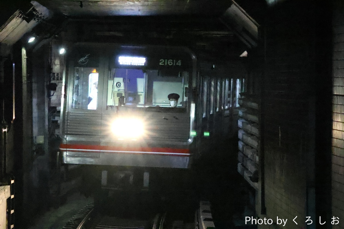 大阪市高速電気軌道 中百舌鳥検車場 21系 21614F