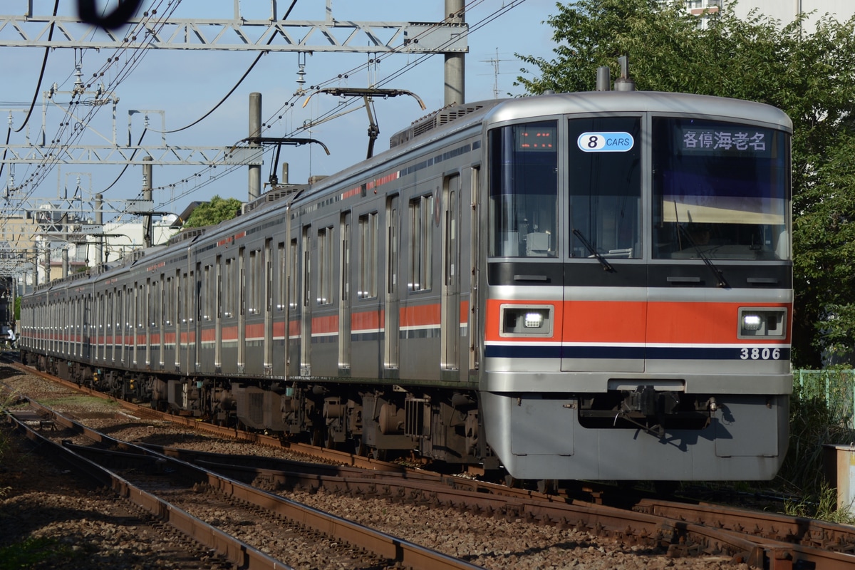 東急電鉄 元住吉検車区 3000系 3106F