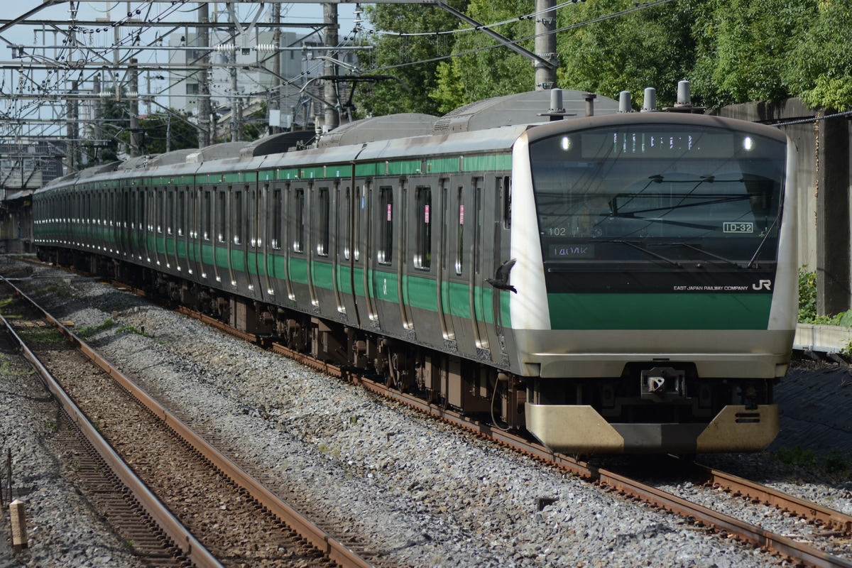 JR東日本 川越車両ベース E233系 ハエ102編成