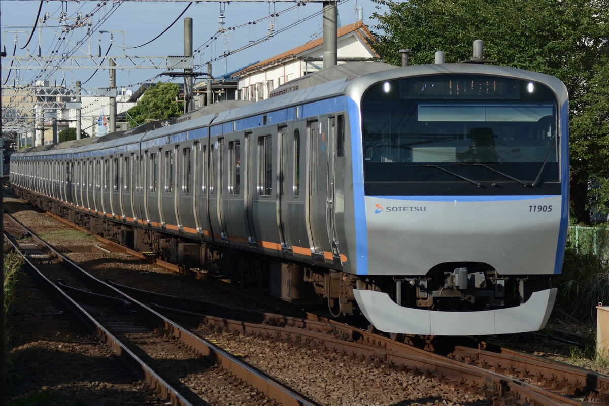 相模鉄道 かしわ台車両センター 11000系 11005×10