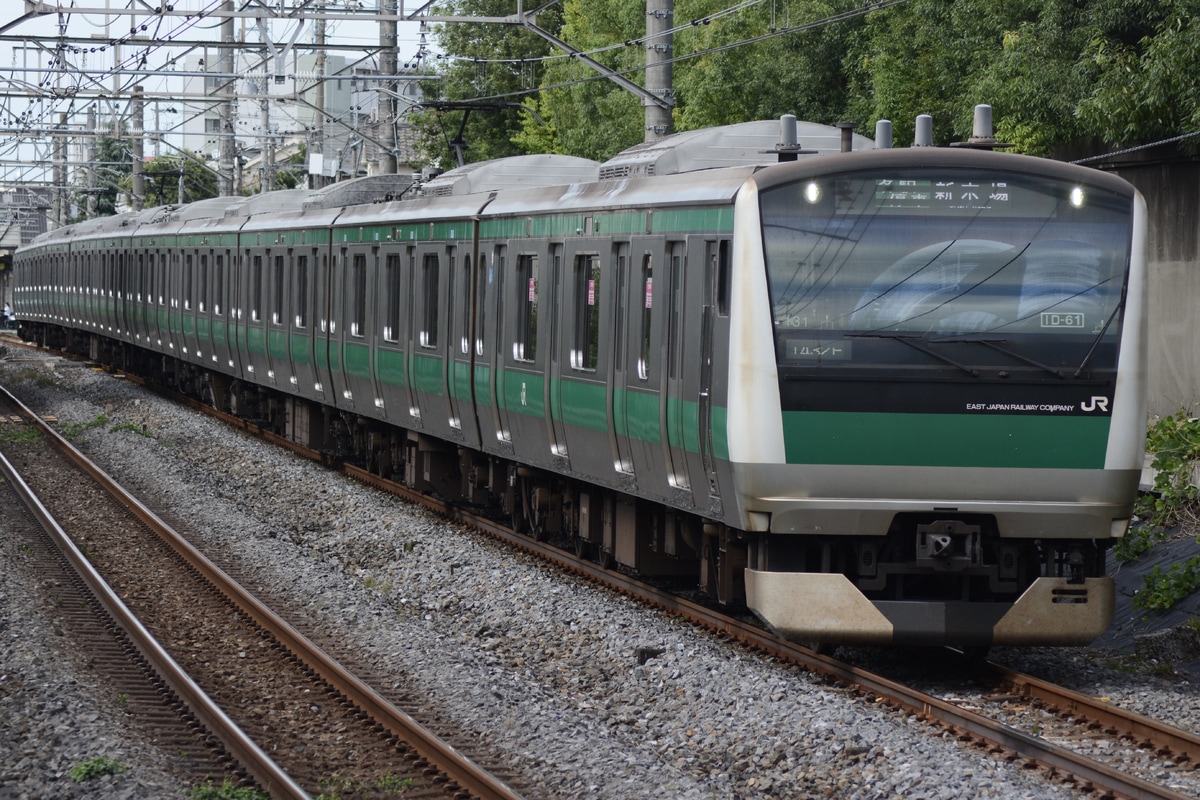 JR東日本 川越車両ベース E233系 ハエ131編成