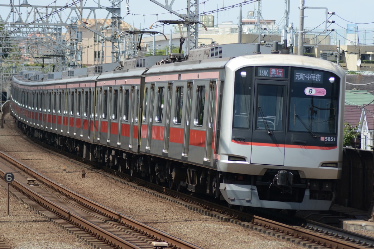 東急電鉄 元住吉検車区 5050系 5151F