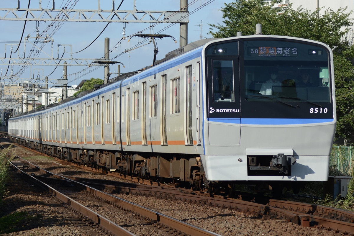 相模鉄道 かしわ台車両センター 8000系 8010×10