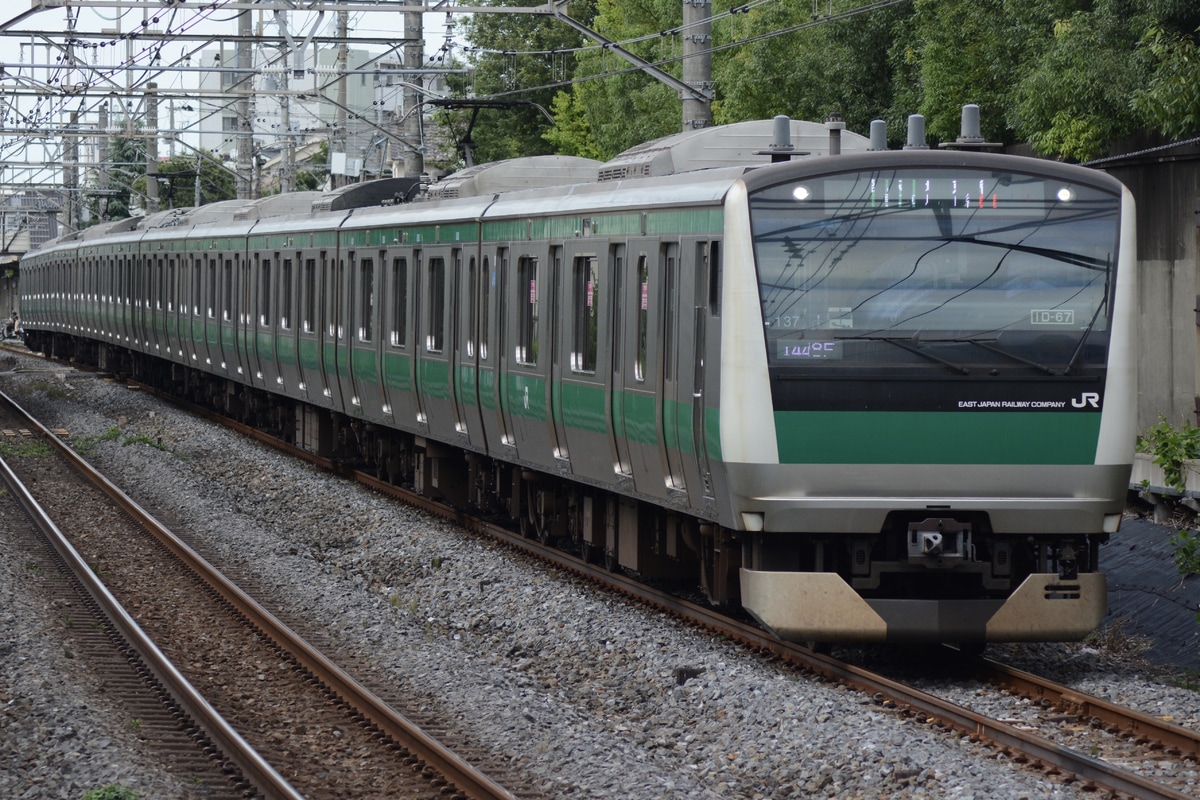 JR東日本 川越車両ベース E233系 ハエ137編成