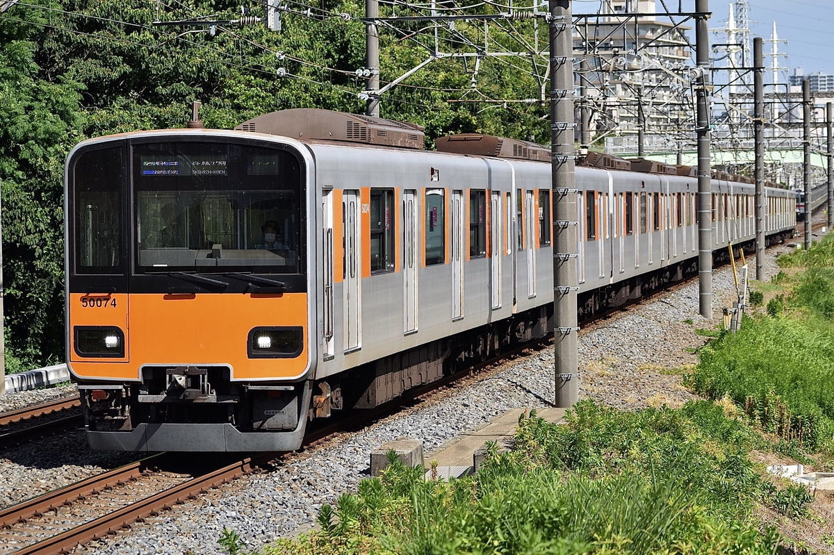 東武鉄道 森林公園検修区 50070型 51074F