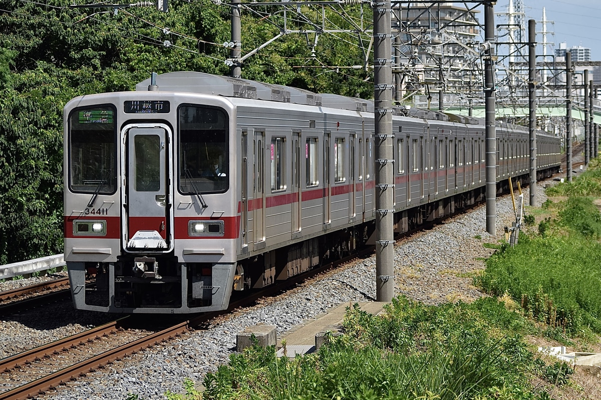 東武鉄道 森林公園検修区 30000系 31411F +31611F
