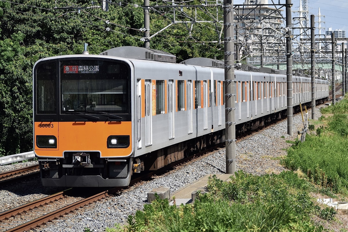 東武鉄道 森林公園検修区 50000系 51003F