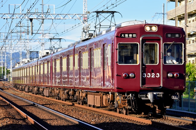 正雀車庫3300系3323Fを茨木市～南茨木間で撮影した写真