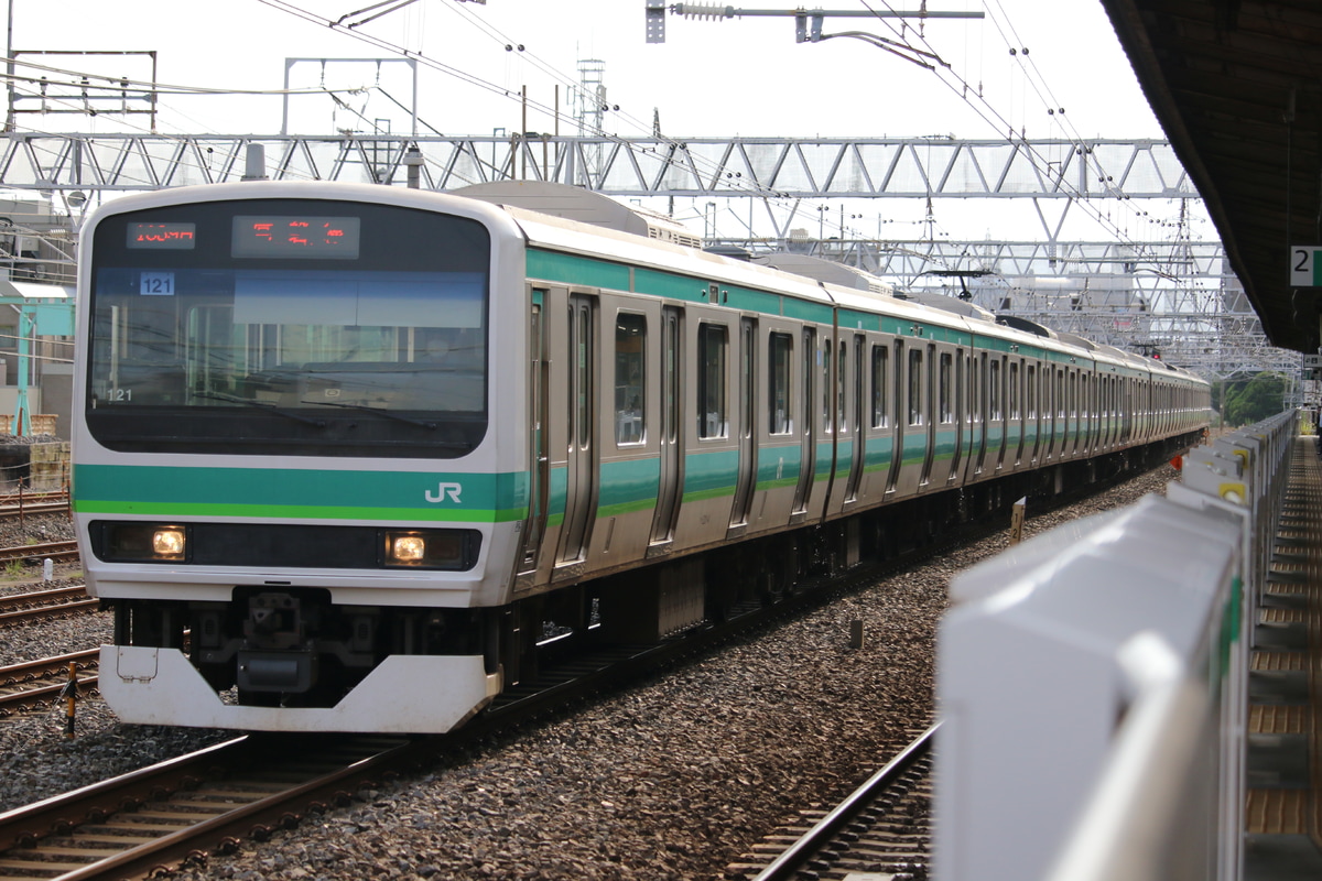 JR東日本 松戸車両センター本区 E231系 マト121編成