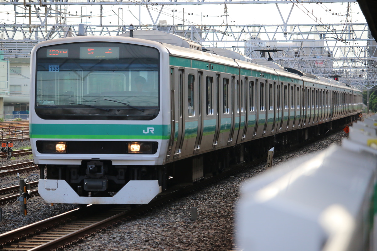 JR東日本 松戸車両センター本区 E231系 マト133編成