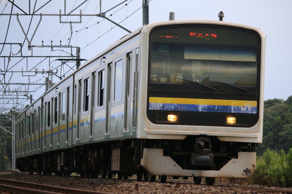 JR東日本 幕張車両センター 209系 C406編成