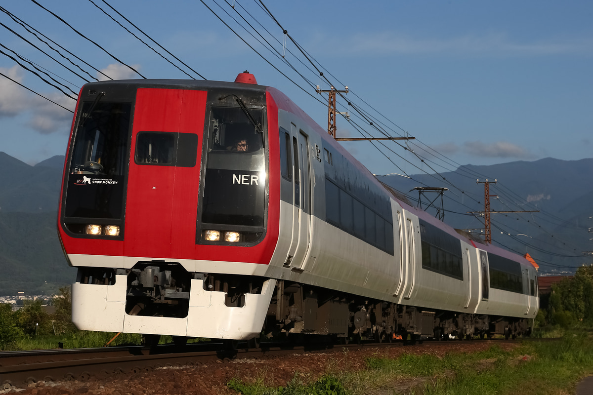長野電鉄 須坂車両工場 2100系 E1編成