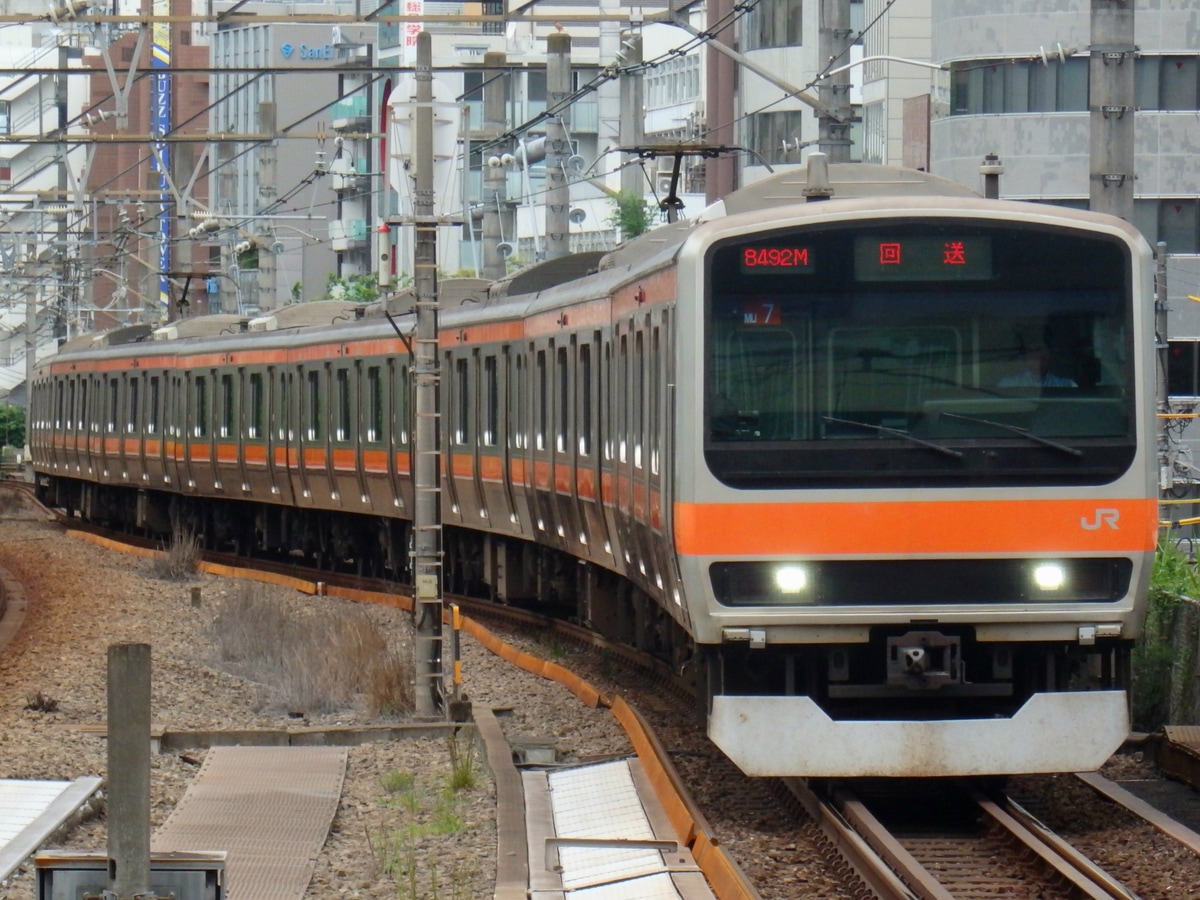 JR東日本 京葉車両センター E231系 MU7編成