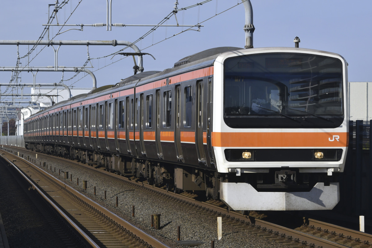 JR東日本 京葉車両センター 209系 ケヨM77編成