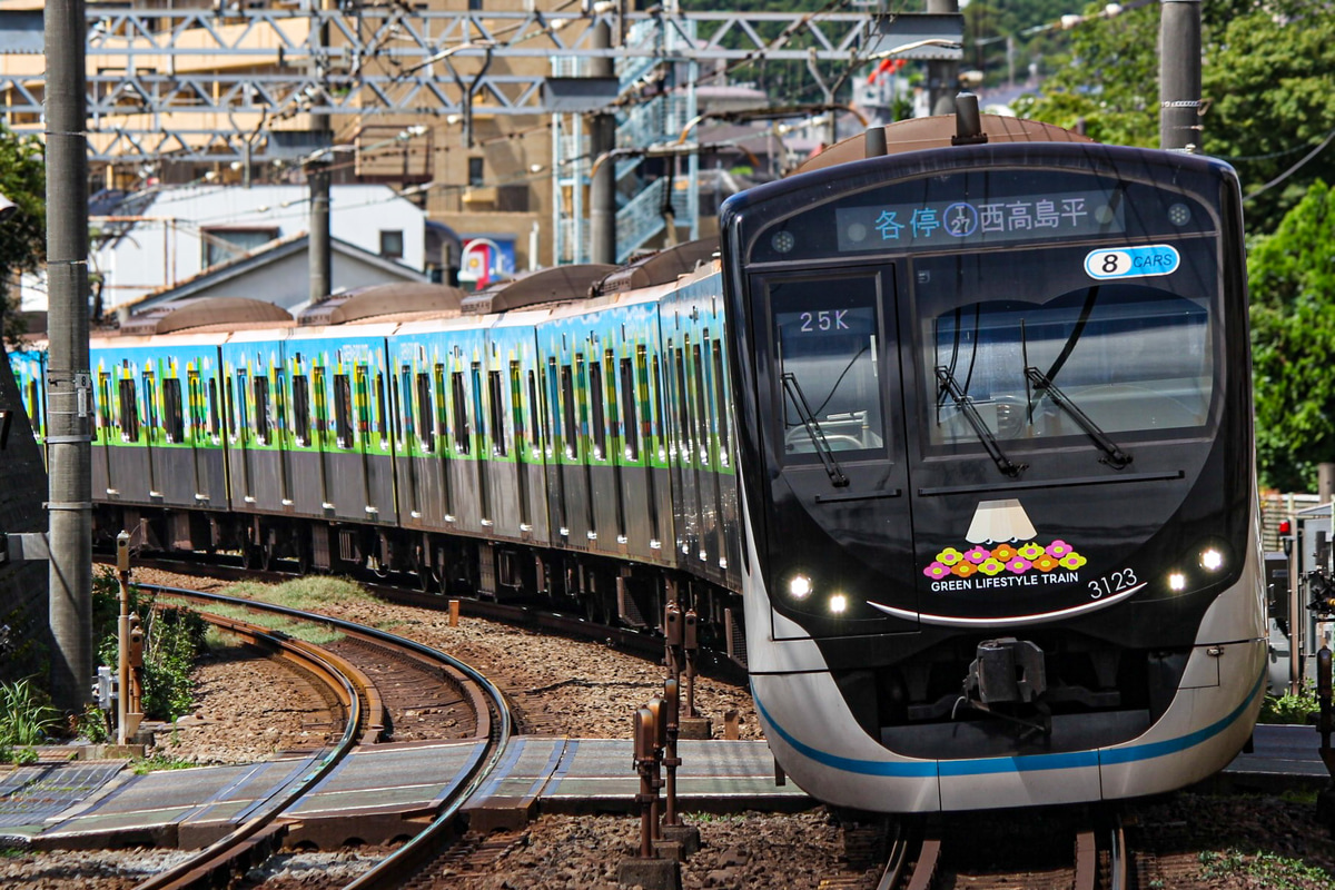 東急電鉄 元住吉検車区 3020系 3123f