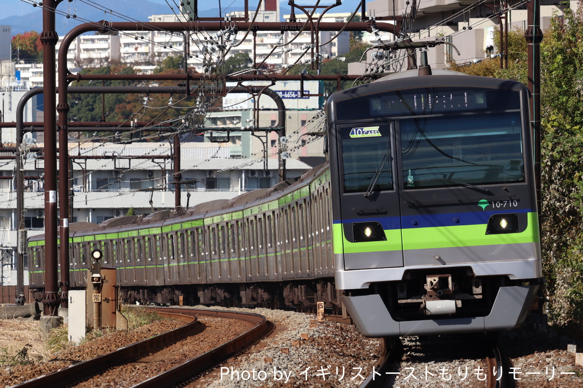 東京都交通局 大島車両検修場 10-300形 10-710F