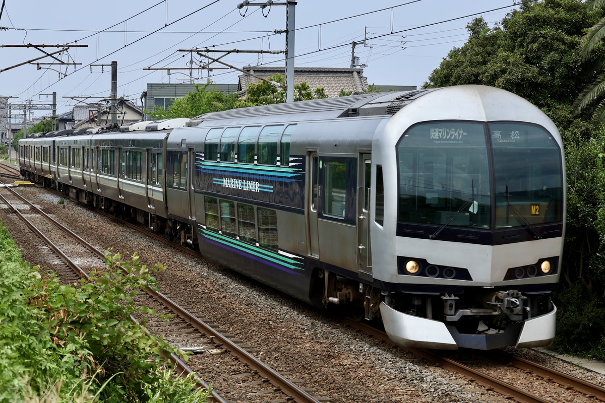 JR四国 高松運転所 5000系 M2編成