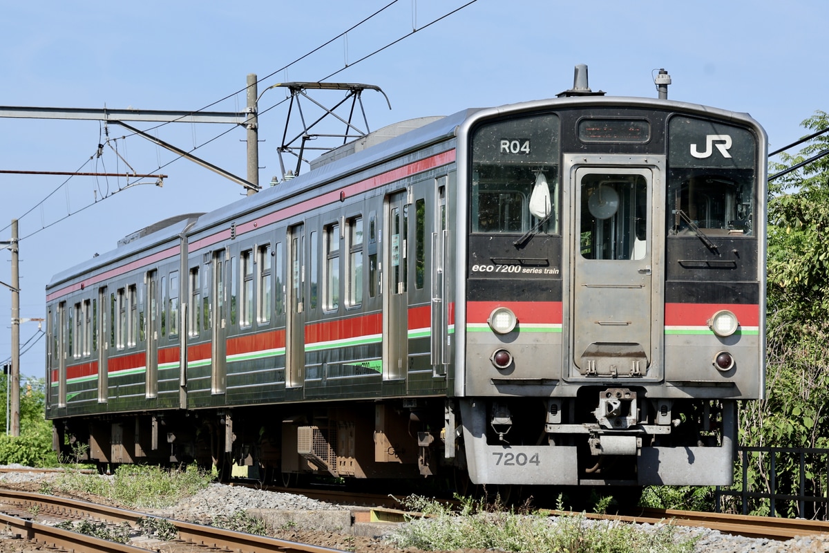 JR四国 高松運転所 7200系 R04編成