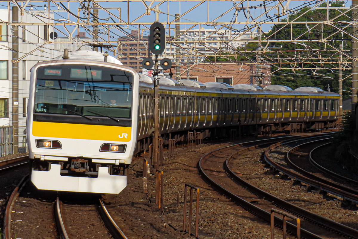 JR東日本 三鷹車両センター E231系 ミツA528編成