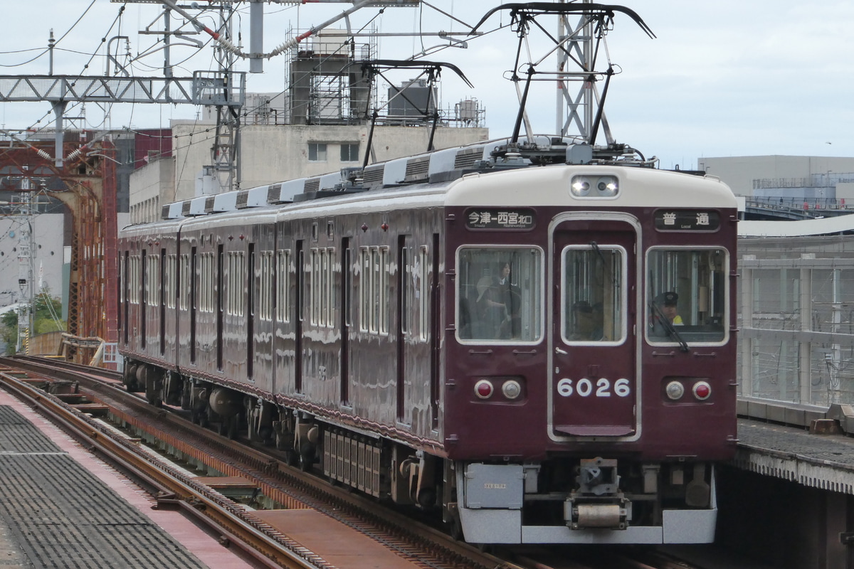 阪急電鉄 西宮車庫 6000系 6026F
