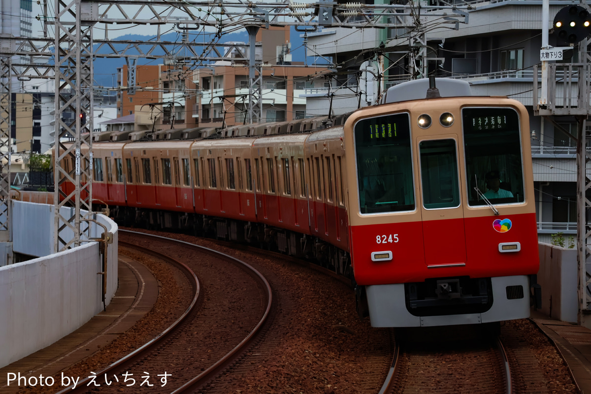 阪神電気鉄道 尼崎車庫 8000系 8245F