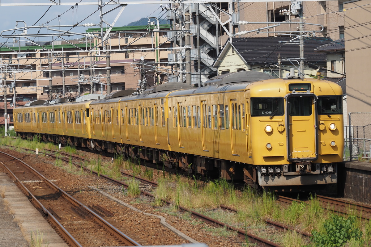 JR西日本  115系 D-08編成