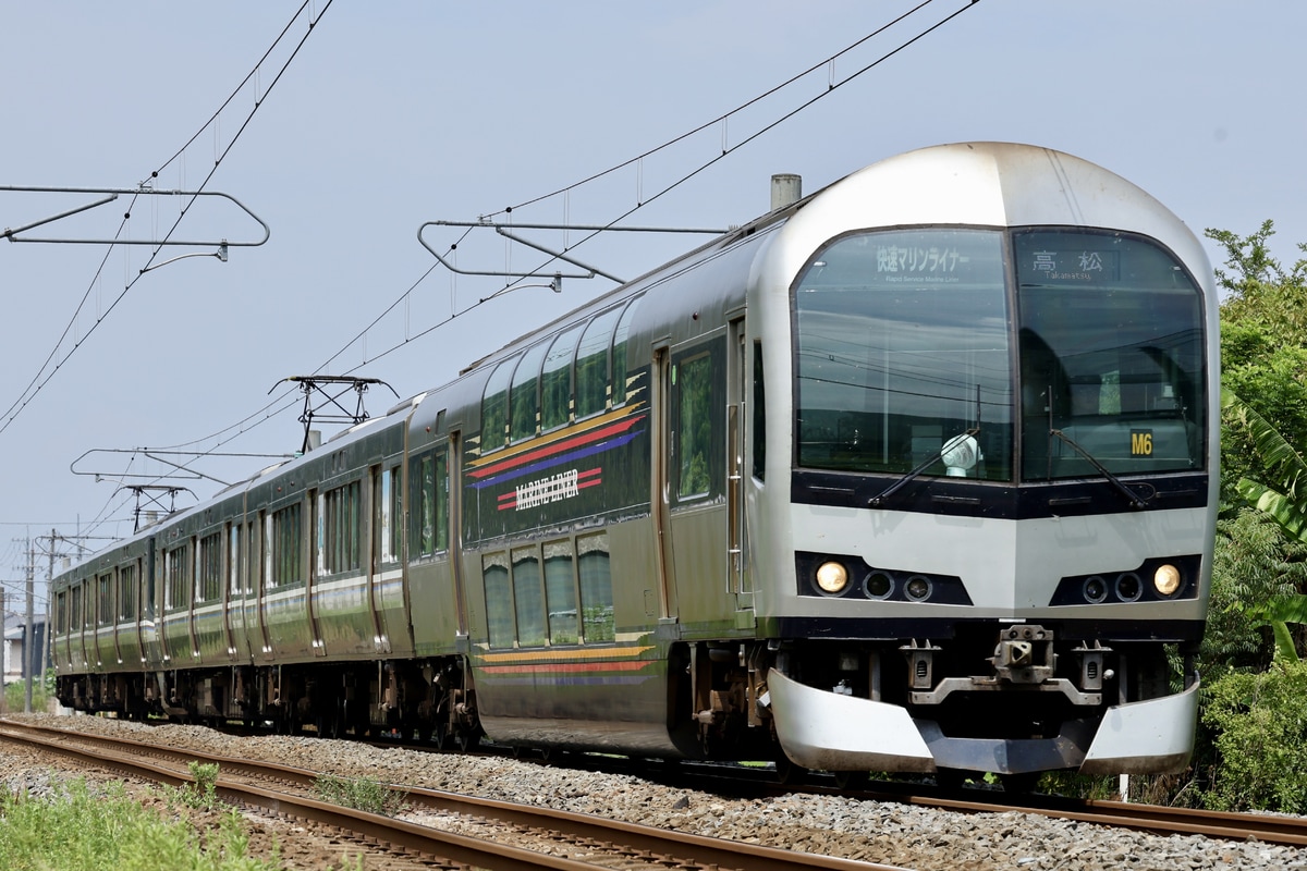 JR四国 高松運転所 5000系 M6編成