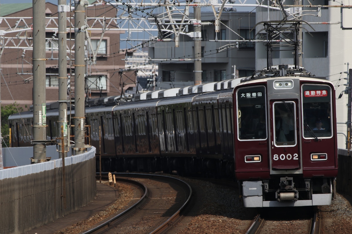 阪急電鉄 西宮車庫 8000系 8002F