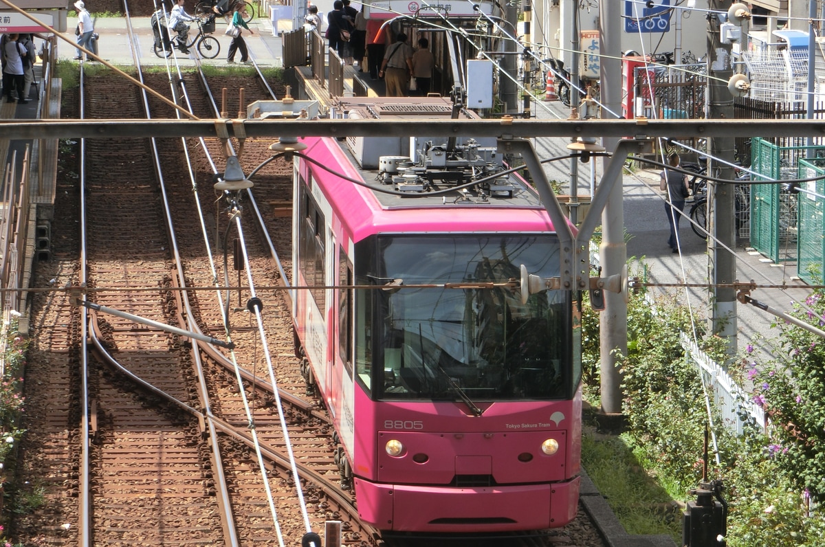 東京都交通局 荒川車両検修所 8800形 8805