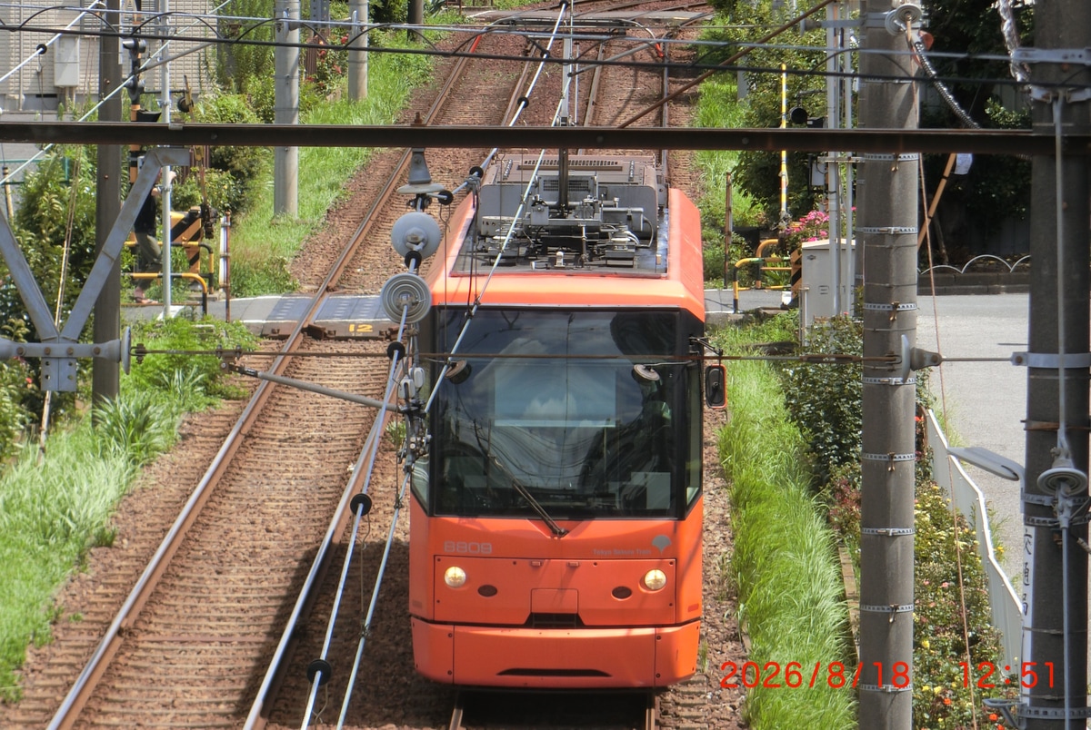 東京都交通局 荒川車両検修所 8800形 8809