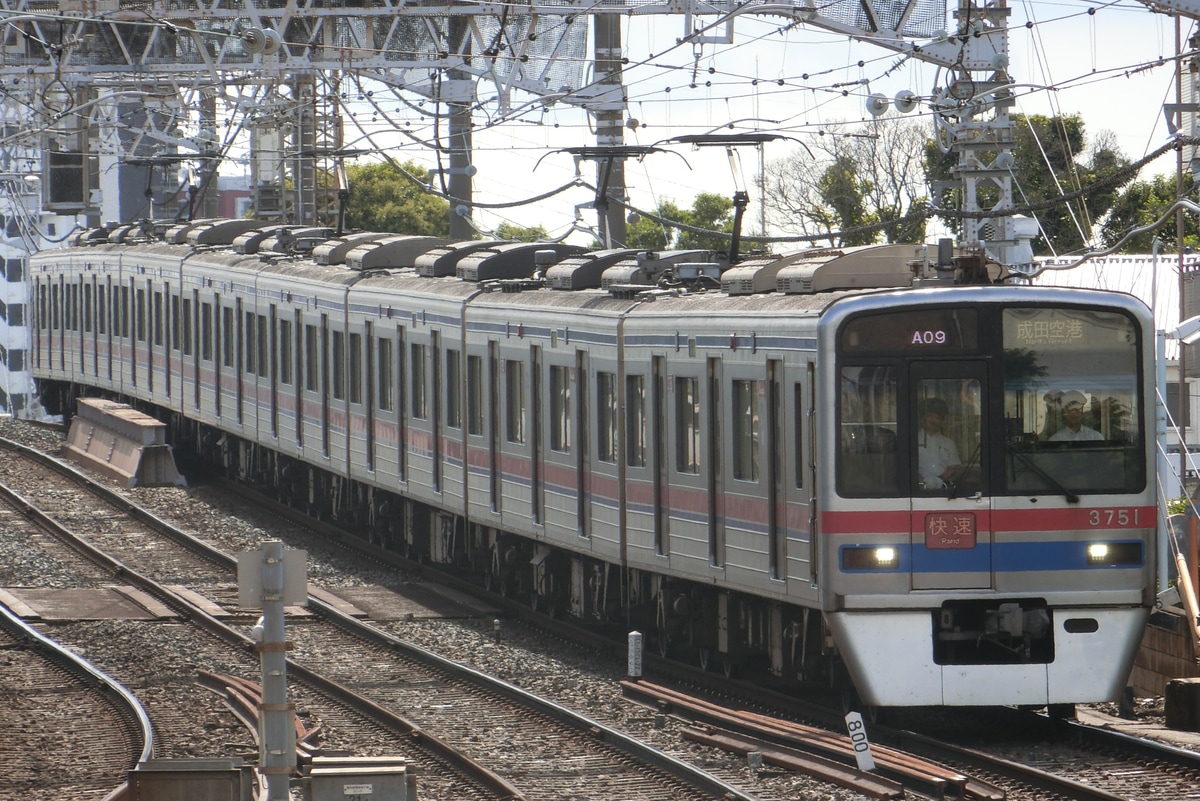 京成電鉄 宗吾車両基地 3700形 3758F