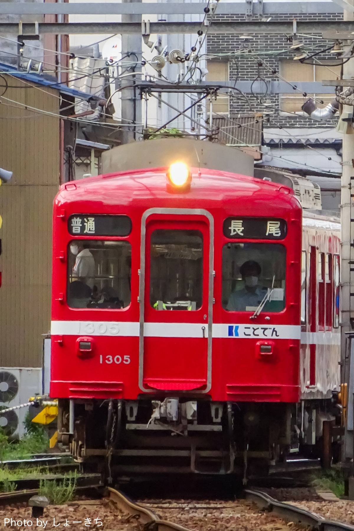高松琴平電気鉄道 仏生山工場 1300形 1305編成