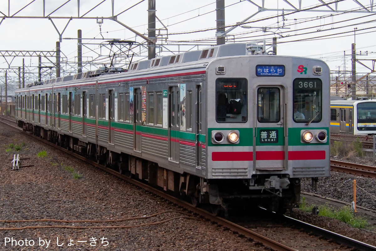 芝山鉄道 宗吾車両基地 3600形 3668F