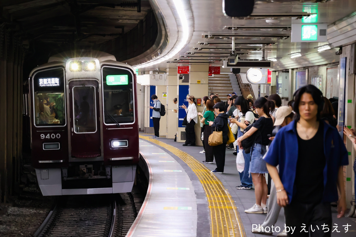 阪急電鉄 正雀車庫 9300系 9300F