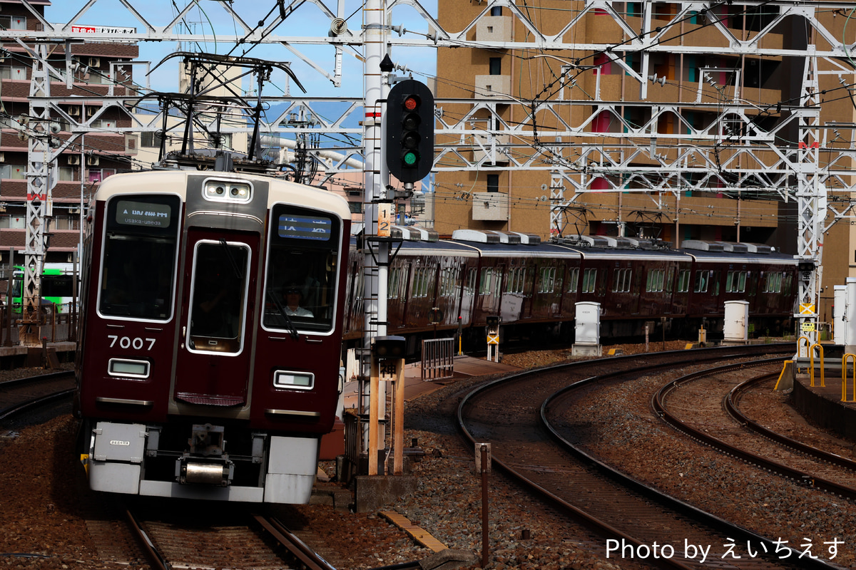 阪急電鉄 西宮車庫 7000系 7007F