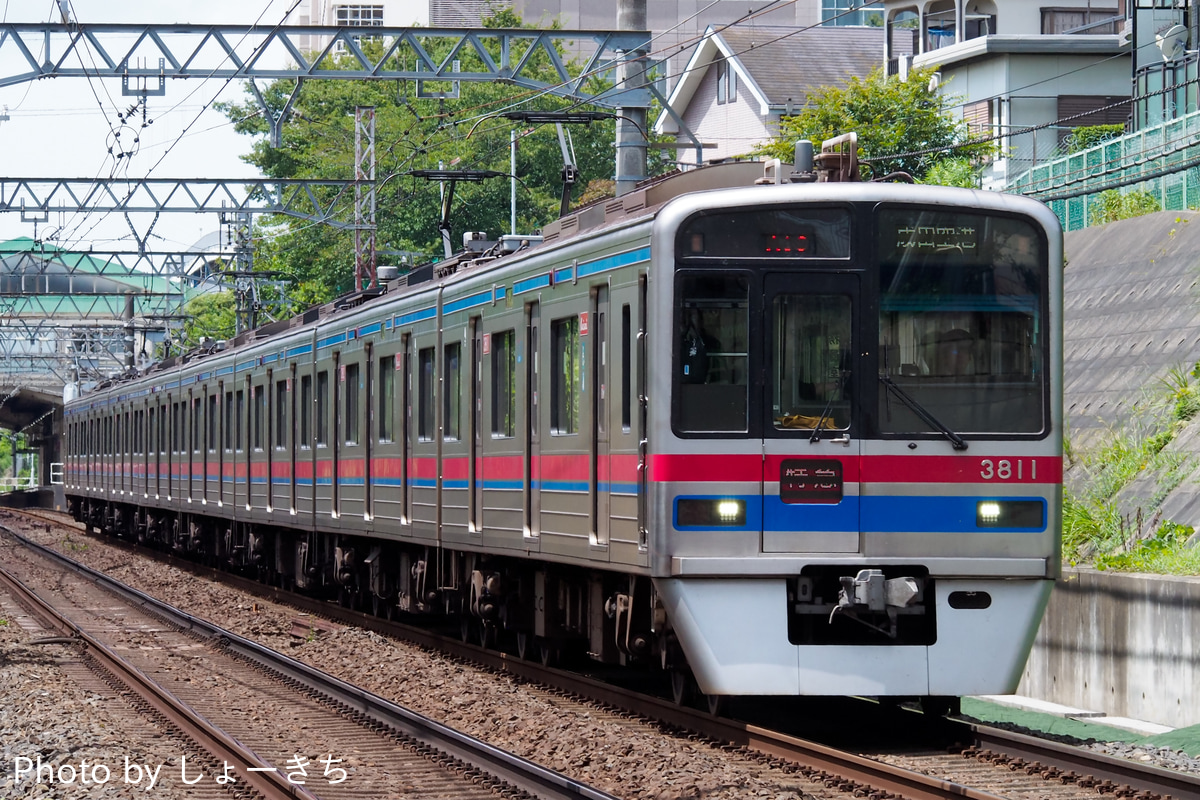 京成電鉄 宗吾車両基地 3700形 3718F