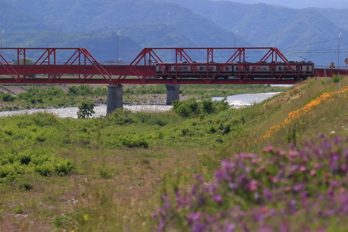 上田電鉄 下之郷電車区 6000系 6001編成