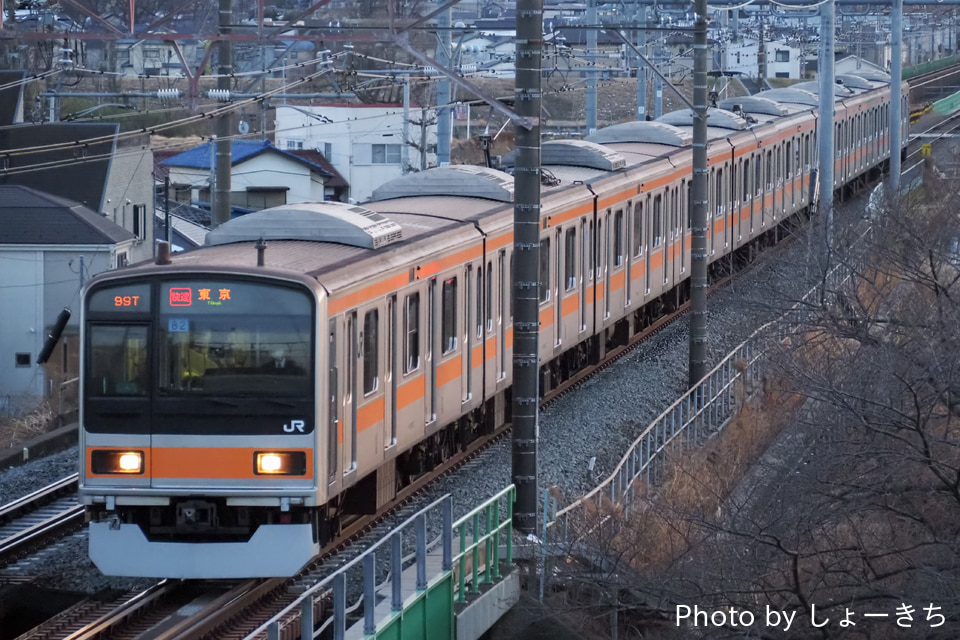 JR東209系トタ82編成<br class="br-sp" />(トタT82編成)(T82編成)の写真