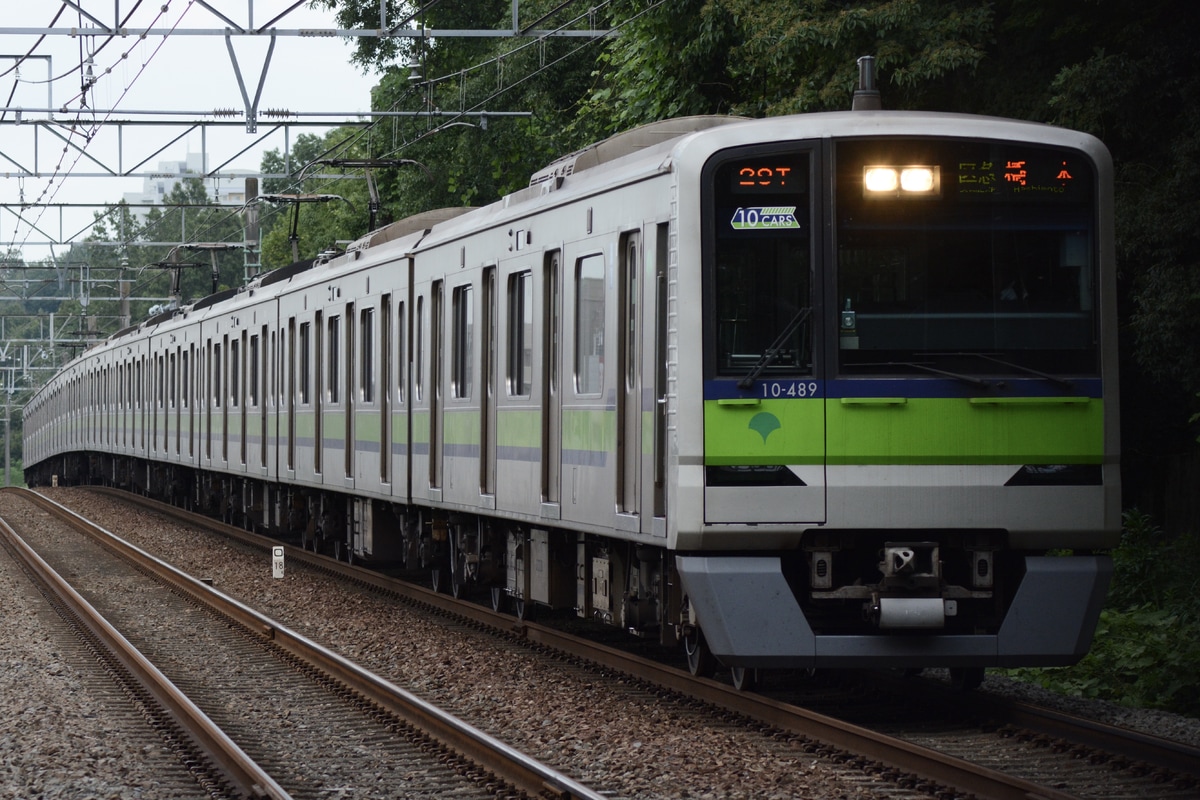 東京都交通局 大島車両検修場 10-300形 10-480F