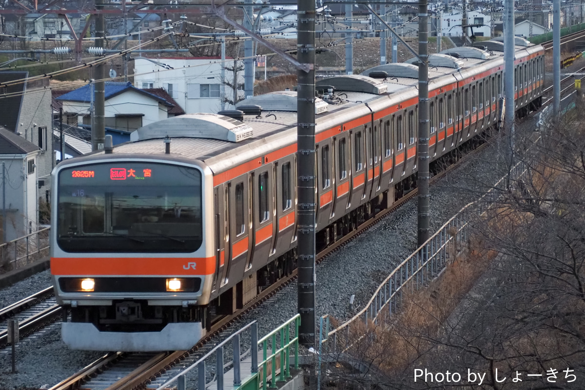 JR東日本 京葉車両センター E231系 ケヨMU16編成