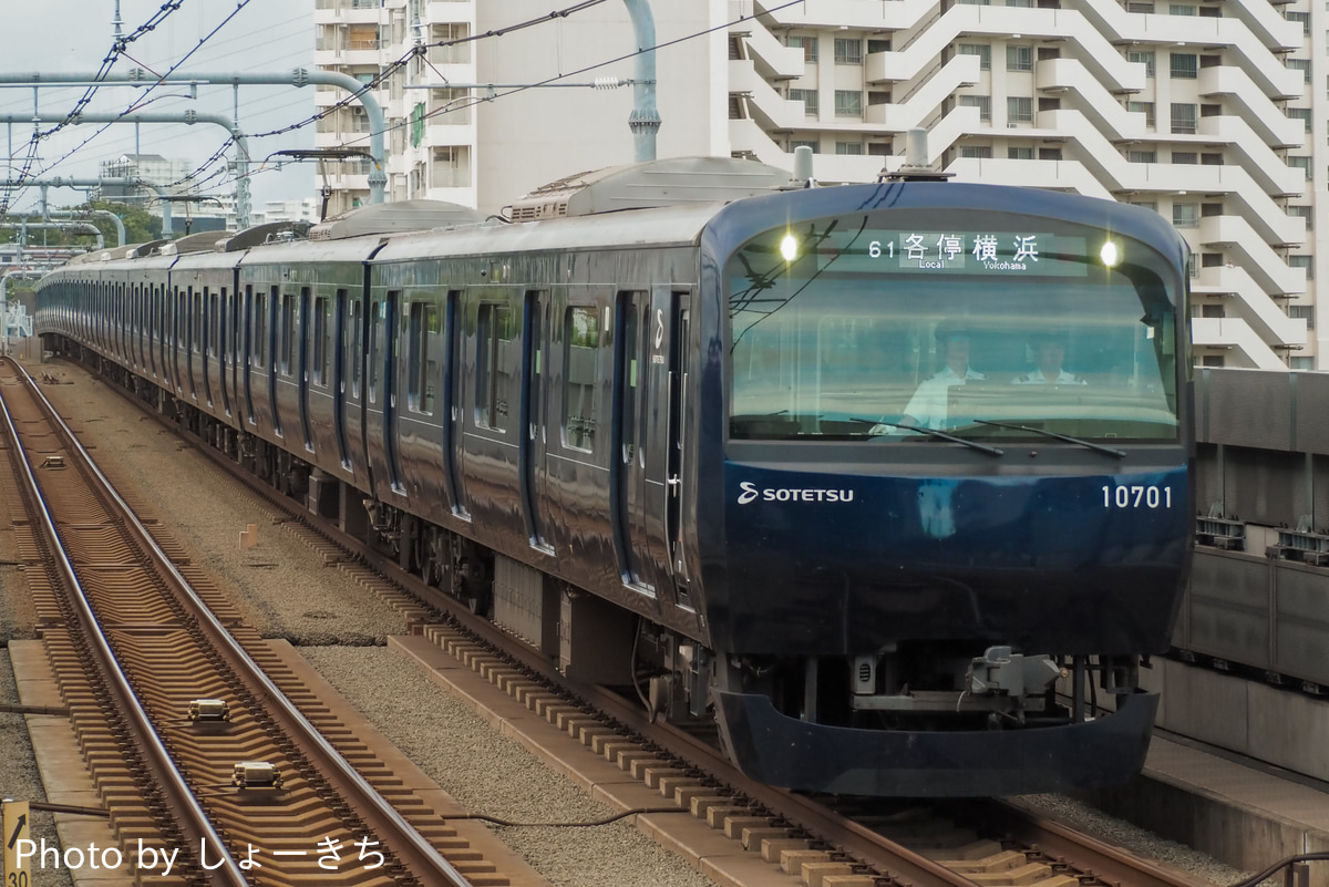 相模鉄道 かしわ台車両センター 10000系 10701×10