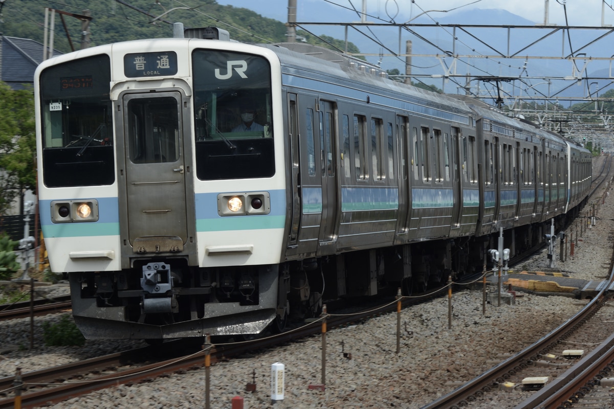 JR東日本 長野総合車両ベース 211系 ナノN335編成