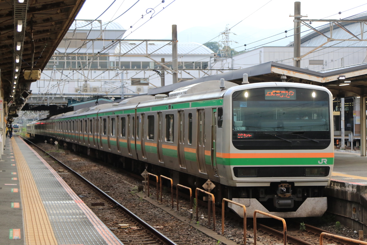 JR東日本 小山車両センター E231系1000番台 U105