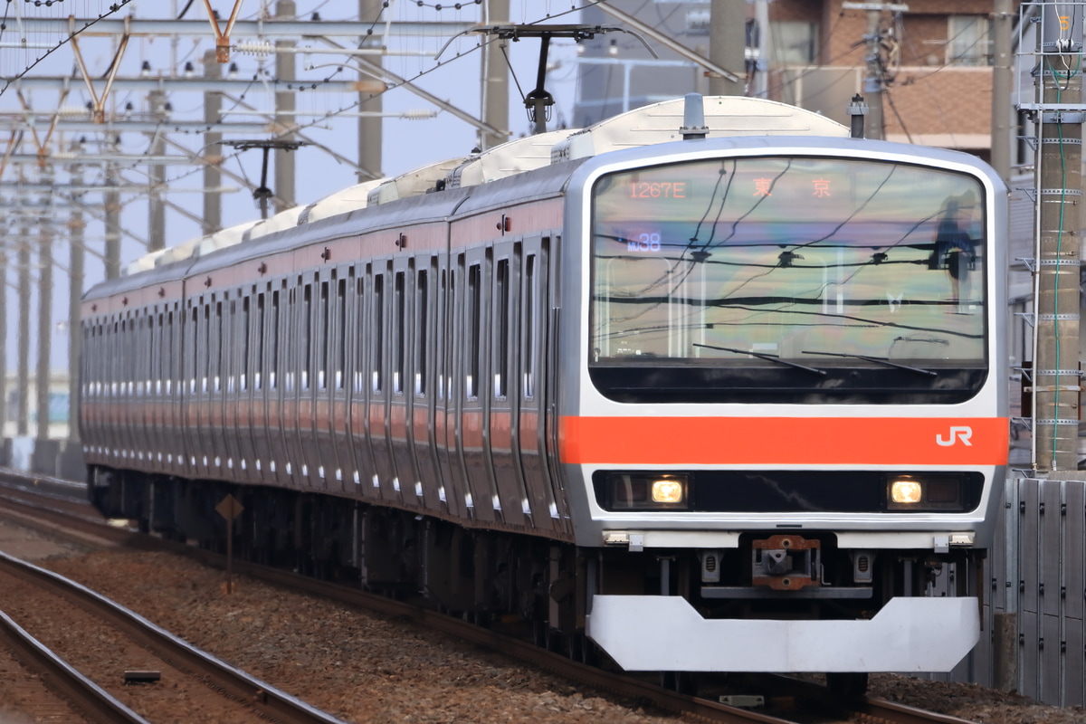 JR東日本 京葉車両センター E231系 ケヨMU38編成