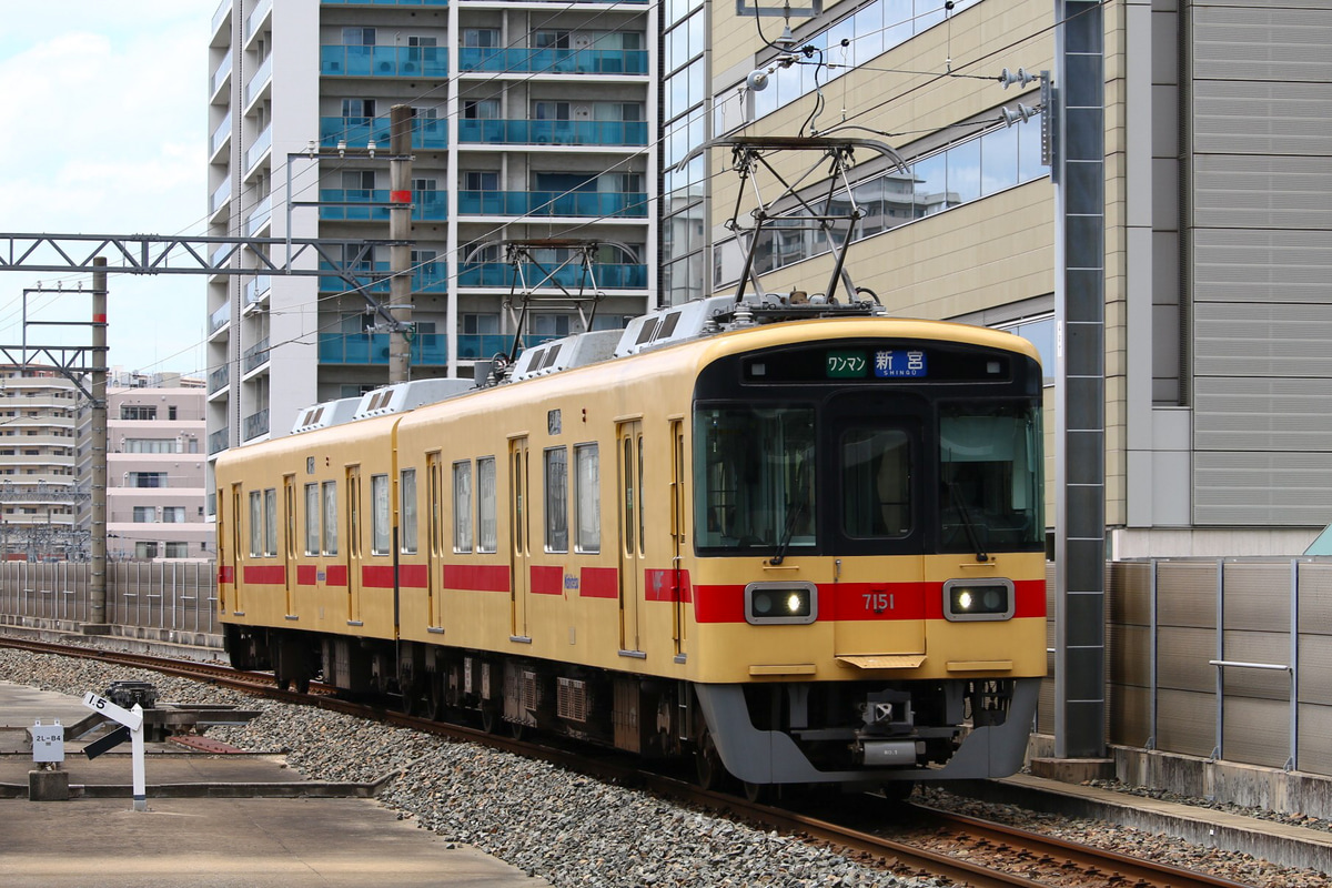 西日本鉄道 筑紫車両基地 7050形 7151F