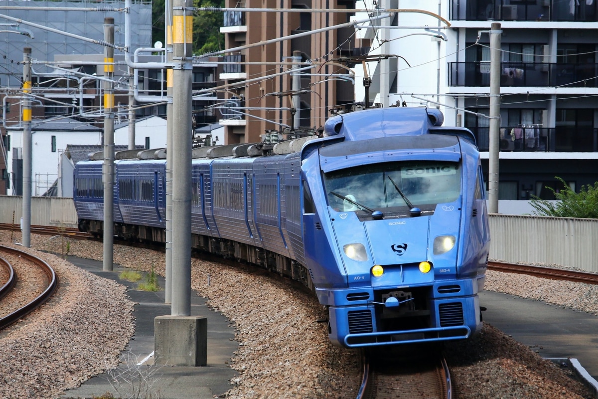 JR九州 大分鉄道事業部大分車両センター 883系 AO-4編成