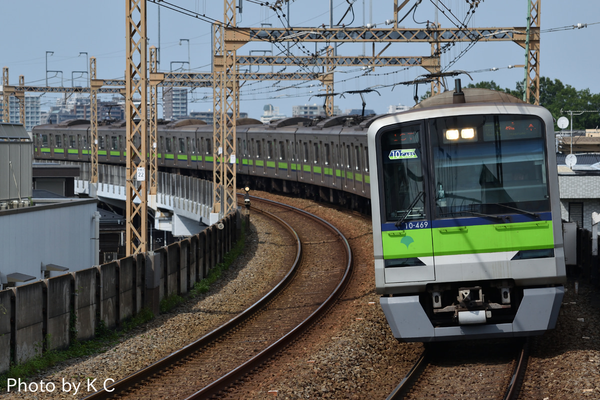 東京都交通局 大島車両検修場 10-300形 10-460F