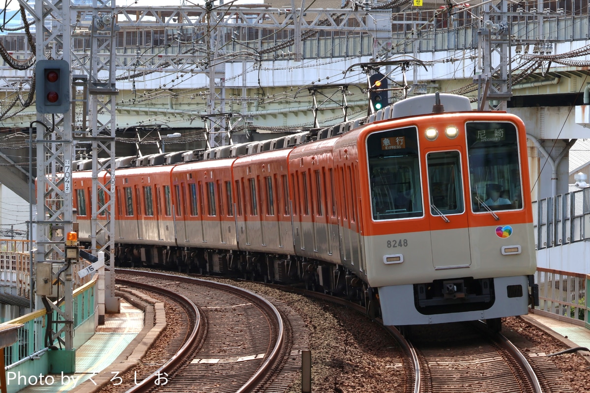 阪神電気鉄道 尼崎車庫 8000系 8247F